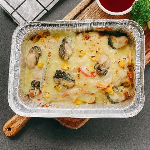 Hình ảnh Mì Ý hàu sốt kem tỏi