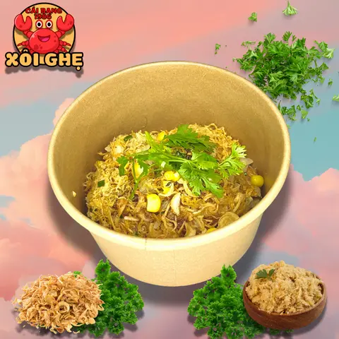 Hình ảnh Xôi hành phi chà bông