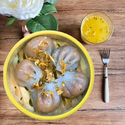Hình ảnh Há cảo tôm hấp dimsum