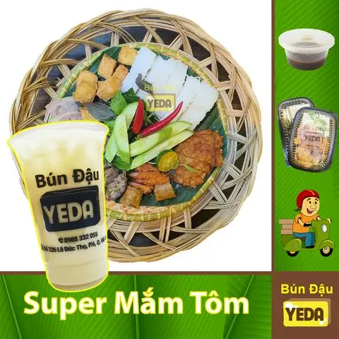 Hình ảnh Bún đậu Thập cẩm 1 người - Sữa đậu nành