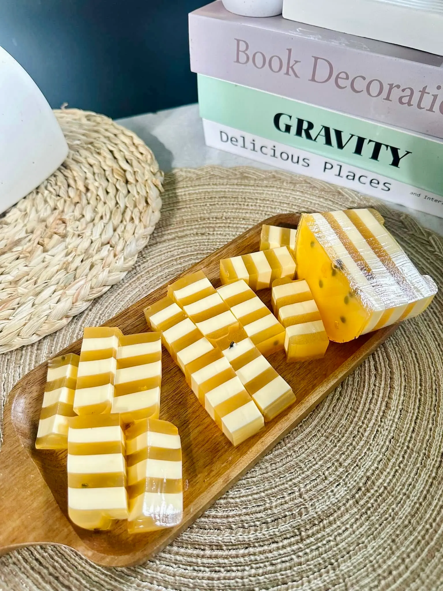 Hình ảnh Rau câu Flan Cheese Chanh Dây