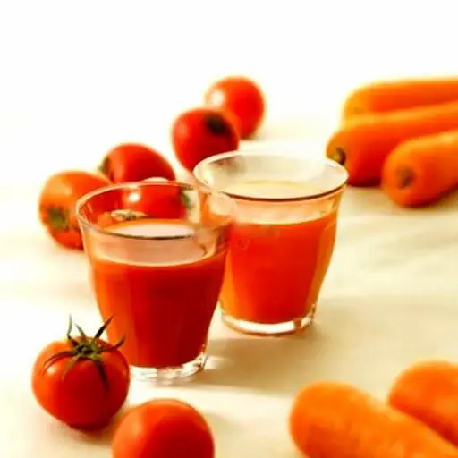 Hình ảnh Nước ép Cà Chua + Cà Rốt - Ly 500ml