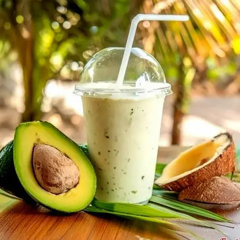 Hình ảnh Sinh tố bơ - dừa