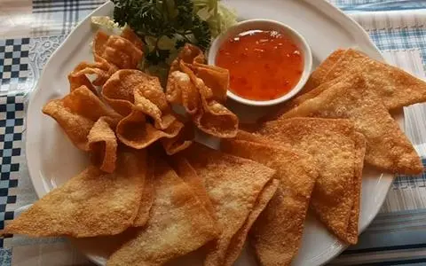 Hình ảnh Lá hoành thánh lắc phô mai ( 8 lá )