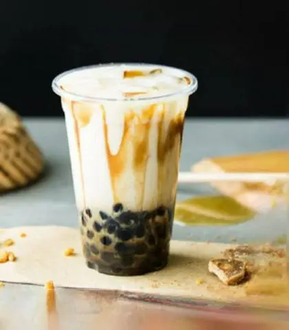 Hình ảnh Sữa tươi trân châu đường đen 500ml