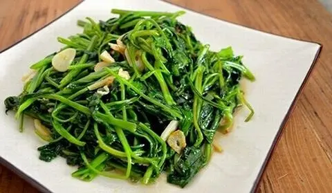 Hình ảnh Rau lang xào tỏi