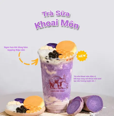 Hình ảnh Trà Sữa Khoai Môn Thập Cẩm
