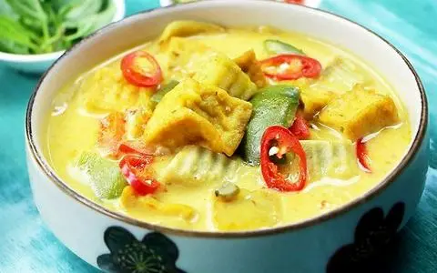 Hình ảnh bún ca ri chay 