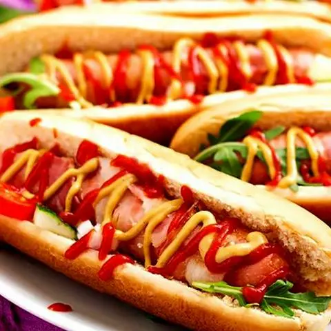 Hình ảnh Bánh mì xúc xích heo