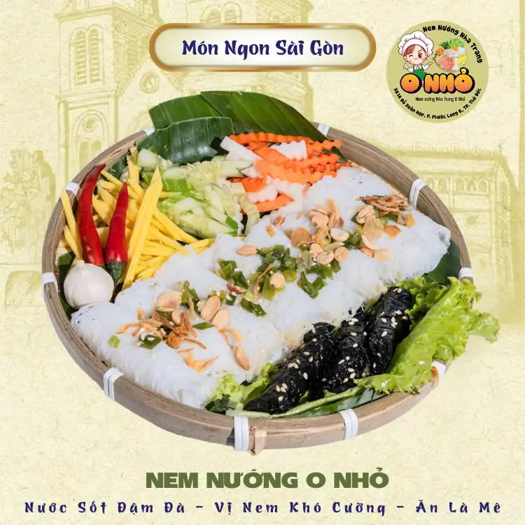 Hình ảnh Bánh hỏi bò lá lốt