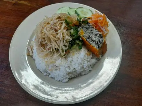 Hình ảnh Cơm chả,bì thịt