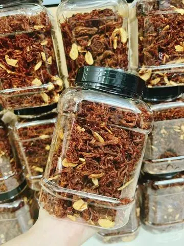 Hình ảnh khô heo cháy  tỏi 500gr