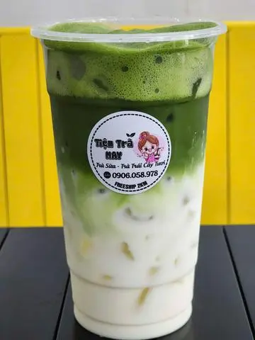 Hình ảnh Matcha latte - kèm trân châu trắng - size L