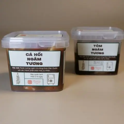 Hình ảnh Combo Cá Hồi (S) + Tôm (S) 