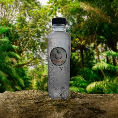 Hình ảnh Nước Dừa Xiêm Nha Đam Hạt Chia COOL - 330ml