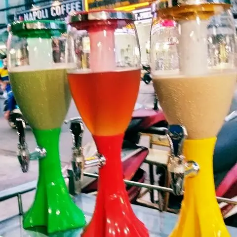Hình ảnh Trà sữa thái xanh trân châu trắng