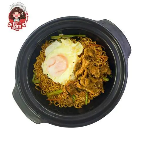 Hình ảnh Mì gói xào bò trứng