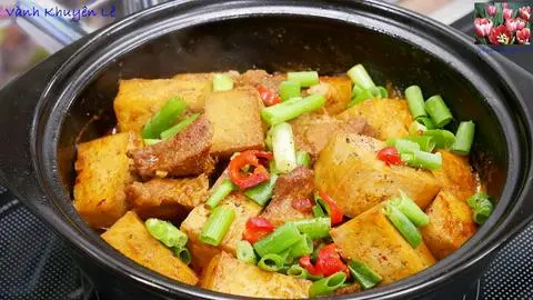 Hình ảnh Cơm thịt kho đậu hủ