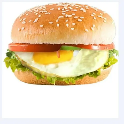 Hình ảnh Hamburger Trứng Ốp la