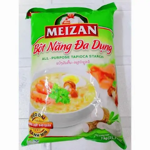 Hình ảnh Bột Năng Meizan 1Kg Gói To, Bột Năng Đa Dụng Nấu Các Món Chính Hãng