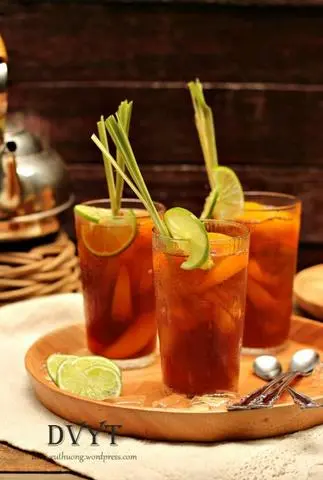 Hình ảnh Trà Đào GIÒN Chanh Sả