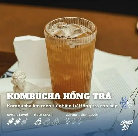 Hình ảnh Kombucha Hồng Trà