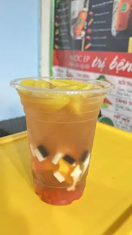 Hình ảnh Trà đào cam sả ( ly khổng lồ)