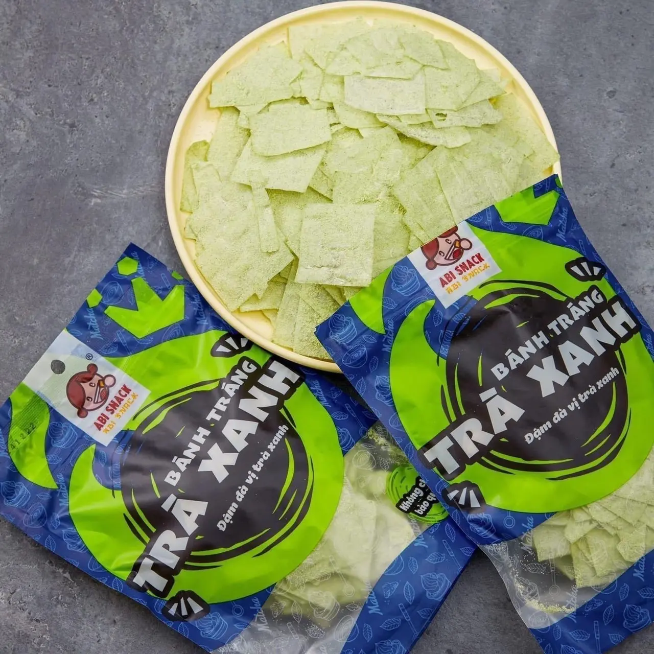 Hình ảnh Bánh Tráng Trà Xanh ABI-1 Bịch