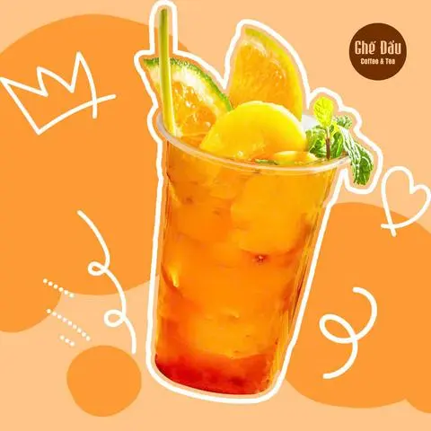 Hình ảnh Trà đào cam sả - Orange lemongrass peach tea
