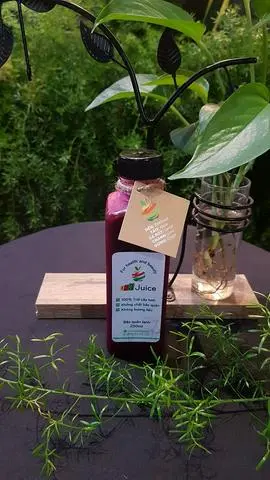 Hình ảnh Nước ép dền táo cà rốt chanh gừng 250ml