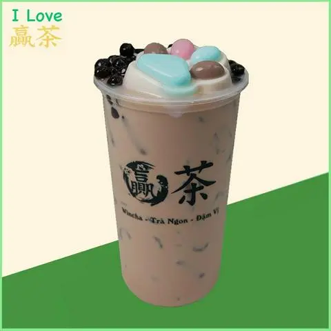 Hình ảnh Trà Sữa Socola FullTopping Size L + Miếng Phô Mai Jerry Lớn
