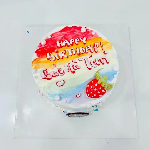 Hình ảnh bánh kem mini màu pastel xinh xắn