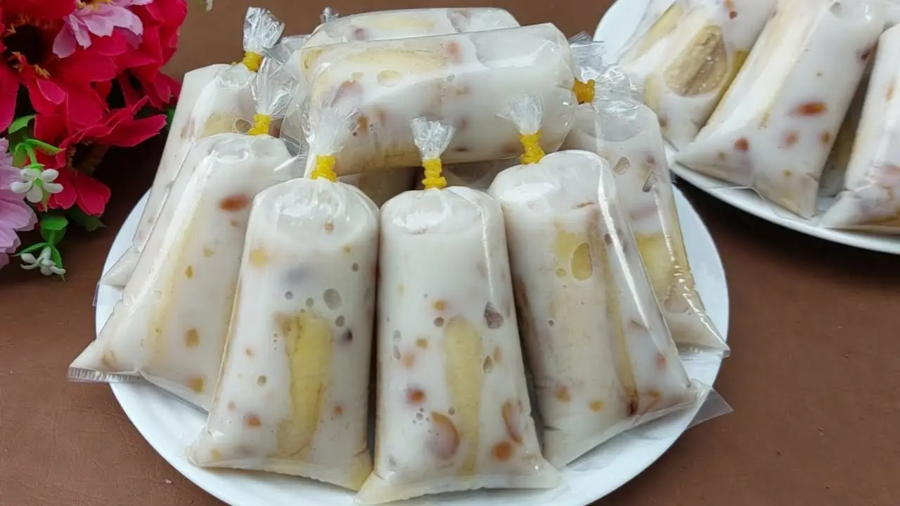 Hình ảnh 5 Bịch Kem Chuối 