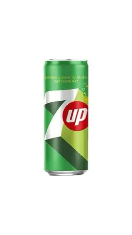 Hình ảnh 7 Up + ly đá