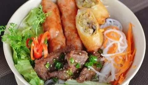 Hình ảnh Bún Nem Nướng chả Giò