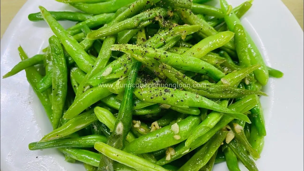 Hình ảnh Đậu que xào tỏi