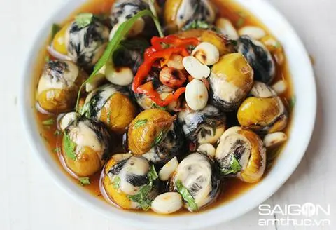 Hình ảnh 2 phần cút lộn xào me + 2 phần vịt lộn xào bơ tỏi 