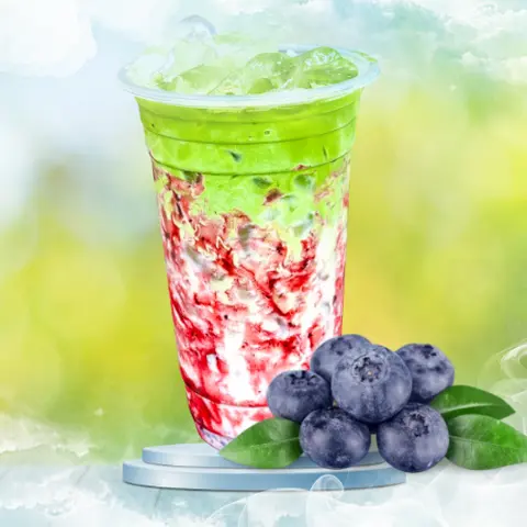 Hình ảnh Matcha Latte Việt Quất