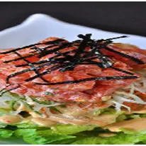 Hình ảnh Salat cá hồi sốt cay