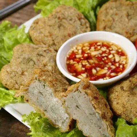 Hình ảnh chả cá thác lác chiên 