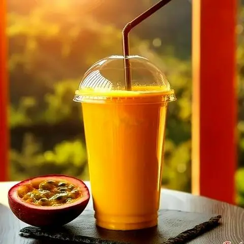 Hình ảnh Sinh tố xoài - chanh dây