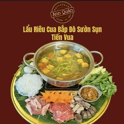 Hình ảnh Lẩu riêu cua bắp bò sườn sụn Tiến Vua ( Lớn)
