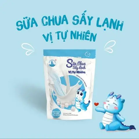 Hình ảnh Sữa chua sấy lạnh vị tự nhiên