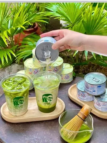 Hình ảnh matcha sữa gấu