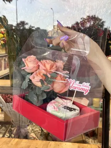 Hình ảnh Bánh kem Hoa Hồng Cam