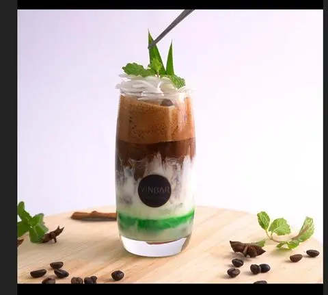 Hình ảnh coffe sâm dứa ly 700ml