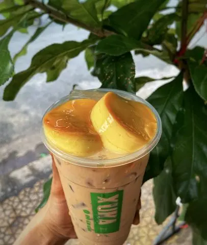 Hình ảnh Trà sữa bánh flan