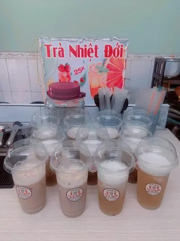Hình ảnh Trà sữa đào(có trân châu)