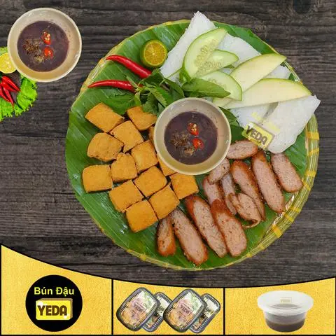 Hình ảnh Bún đậu Nem Chua Rán