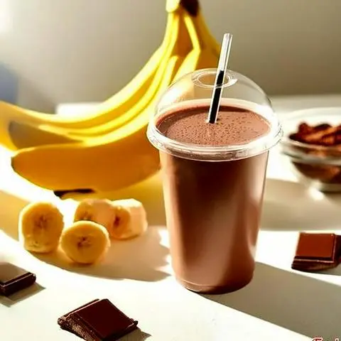 Hình ảnh Sinh tố cacao chuối